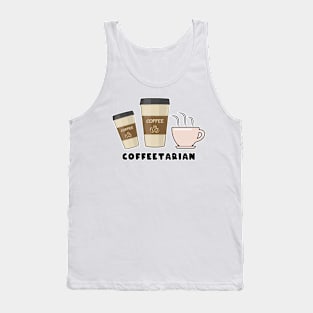 Coffeetarian - Funny Coffee Saying Tank Top